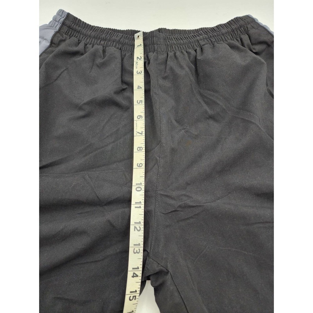Champion Lined Track Pants Black Gray Zip Hems Drawstring Waist Men's Large - Picture 8 of 11